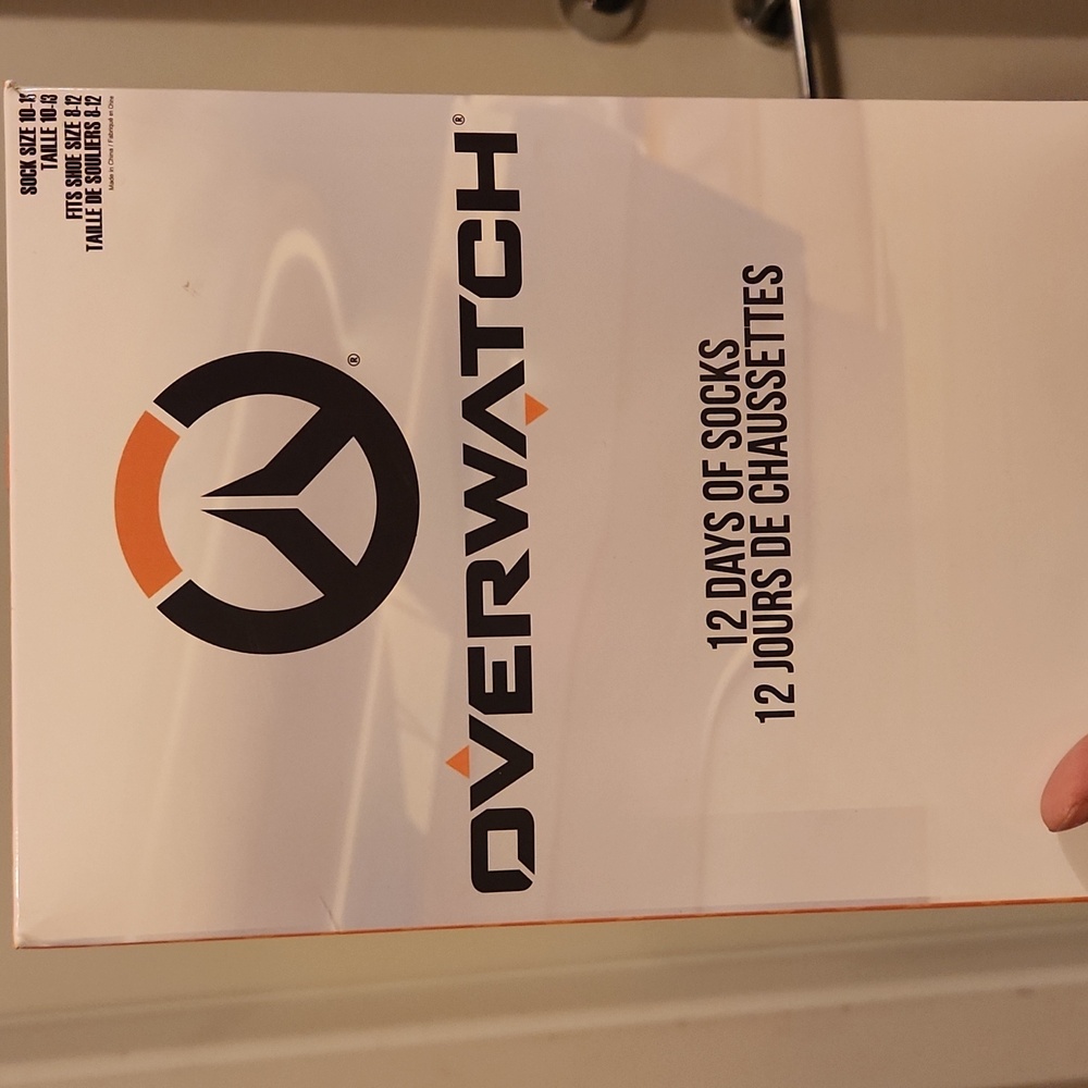 OVERWATCH - 12 Days of Socks Collectors Edition Shoe Size 10-13